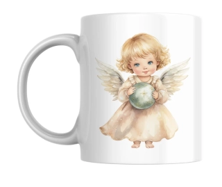 Hrnek bílý  330 ml *ANDĚLKA 02*