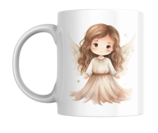 Hrnek bílý  330 ml *ANDĚLKA 03*