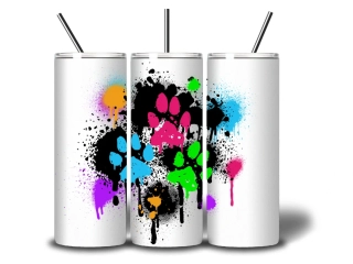 Peštovka termohrnek 600ml *GRAFFITI PAW*