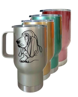 Peštovka Cestovní hrnek 450ml *BASSET*