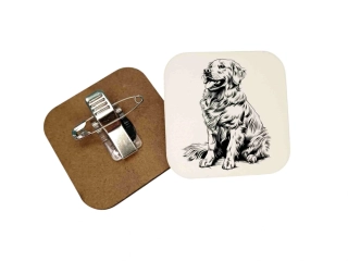 Peštovka - Klip na výstavní číslo *ZLATÝ RETRIEVER*