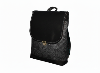 Peštovka městský batoh CITY BAG *abstrakce šedočerná*