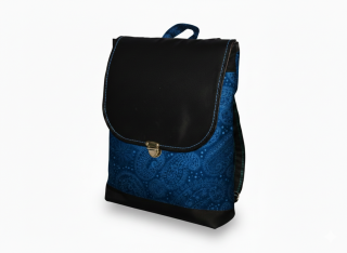 Peštovka městský batoh CITY BAG *abstrakce modrá*