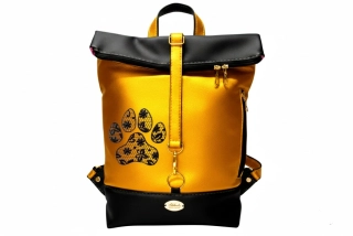 Peštovka - překlápěcí batoh Lucas *TLAPKA krajka* 