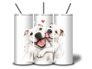 Peštovka termoláhev 600ml – HUG ATTACK! – Stafordšírský bulteriér