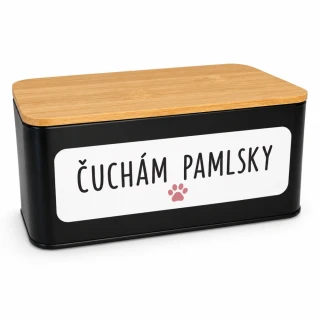 Peštovka - Pamlskový box se 3 přihrádkami – černý