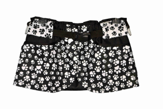 Peštovka Výcviková sukně *černobílé tlapky*