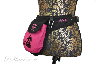 Peštovka ledvinka POSETO *černorůžový s jezevčíkem*