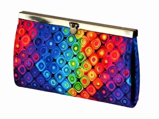 rámečková peněženka 19cm GEO COLOR