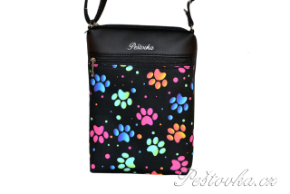 Peštovka - Crossbody KOA *barevné tlapky*