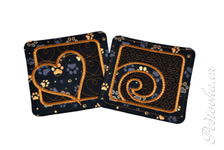 Peštovka - PODKAFÍČKA *sada 2ks*