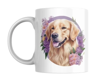Hrnek bílý 330 ml *ZLATÝ RETRIEVER*