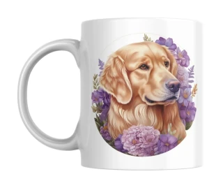 Hrnek bílý 330 ml *ZLATÝ RETRIEVER*