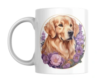 Hrnek bílý 330 ml *ZLATÝ RETRIEVER*