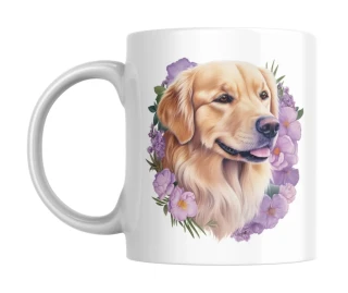 Hrnek bílý 330 ml *ZLATÝ RETRIEVER*