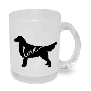 Hrnek skleněný MATNÝ 330 ml A+ barevný gradient *FLAT*